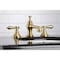 Kingston Brass KC7067BAL Heirloom 8" Widespread Bathroom Faucet, Brushed Brass KC7067BAL - alternate 5